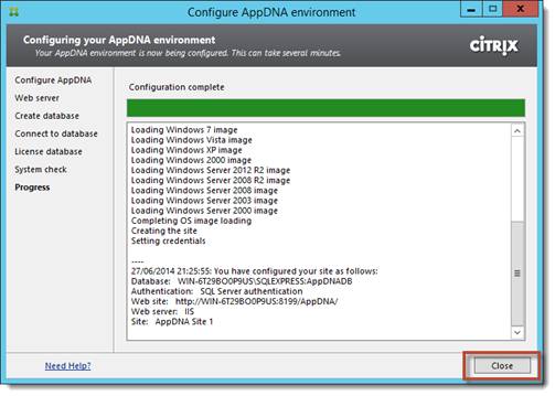 Figure 19 : AppDba Configuration compile